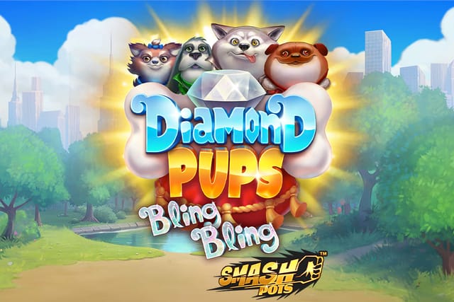 Diamond Pups Bling Bling Smash Pots