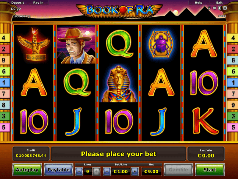 Book of Ra gameplay screenshot