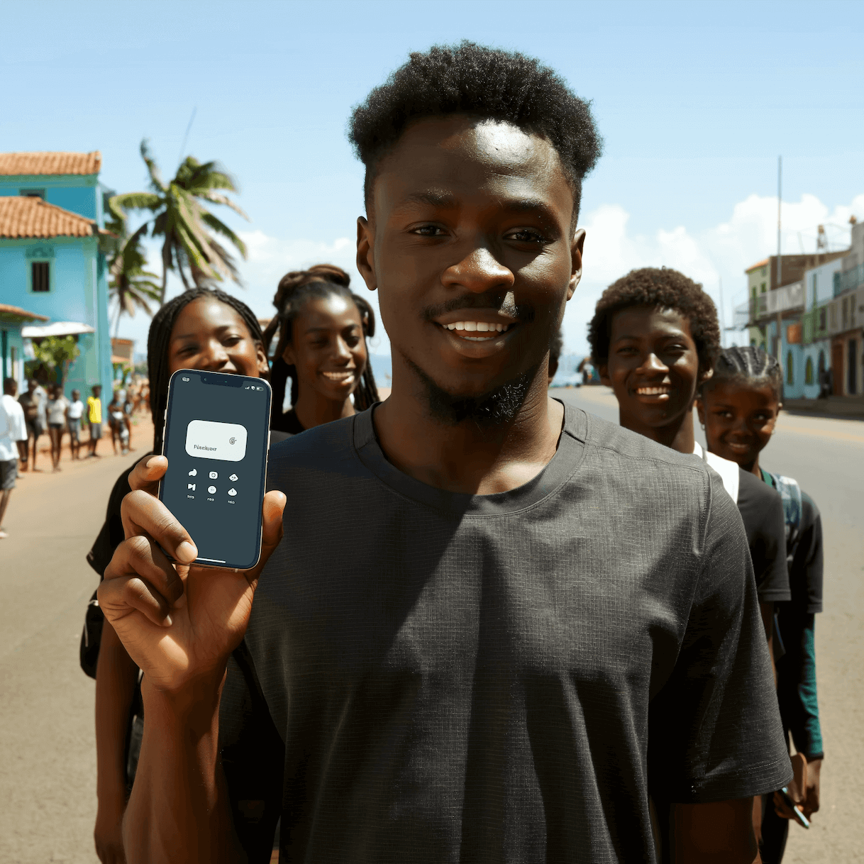 Influencer em Moçambique a explicar crash games e pagamentos M-Pesa num casino online em português